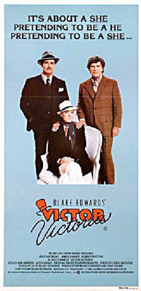 Victor Victoria Original 1983 Australian Daybill Movie Poster