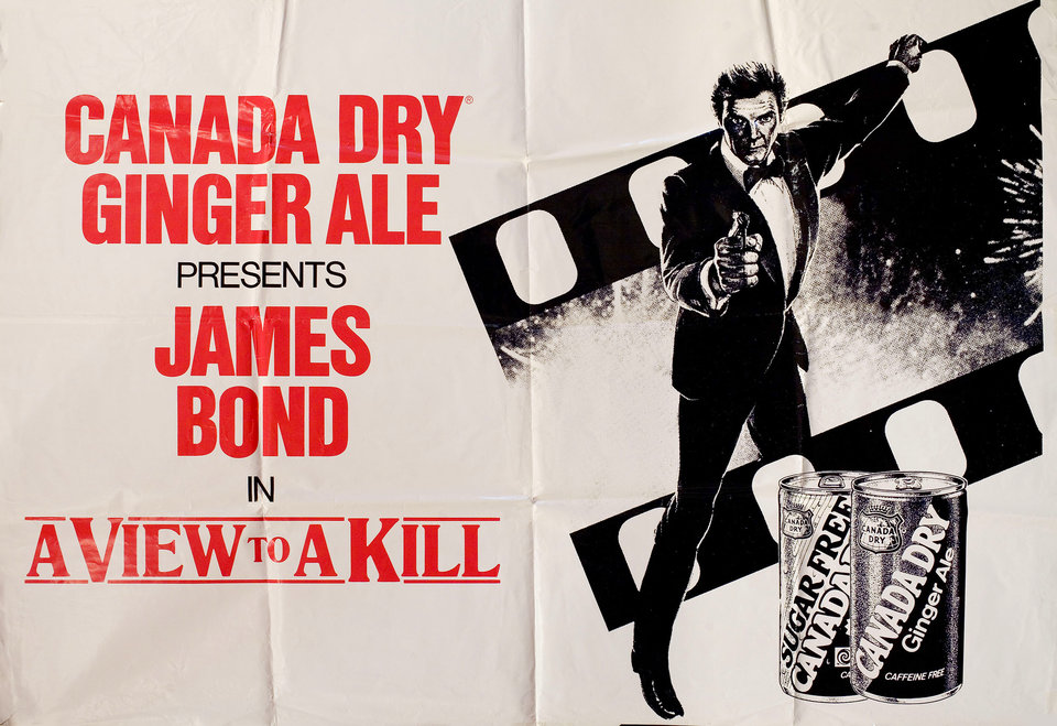 A View to a Kill Original 1985 U.S. Subway Movie Poster