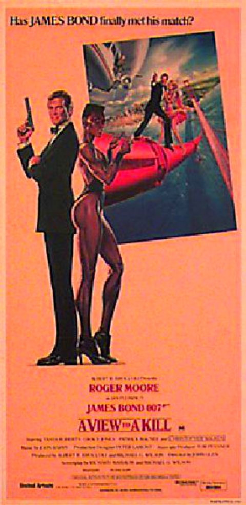 A View to a Kill 1985 Australian Daybill Poster