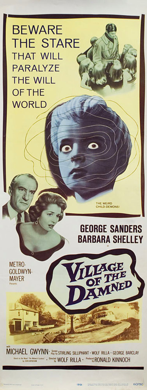 Village of the Damned 1960 U.S. Insert Poster