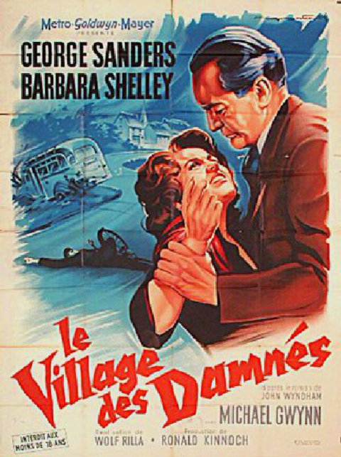 Village of the Damned Original 1960 French Grande Movie Poster