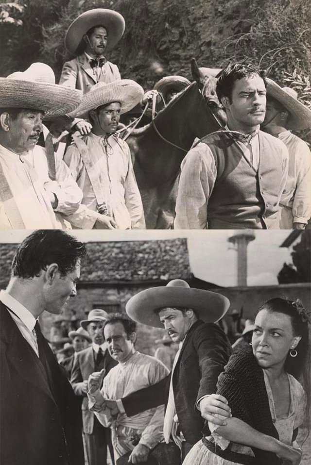 Viva Zapata! Original 1952 U.S. Silver Gelatin Single-Weight Photo Set of 4