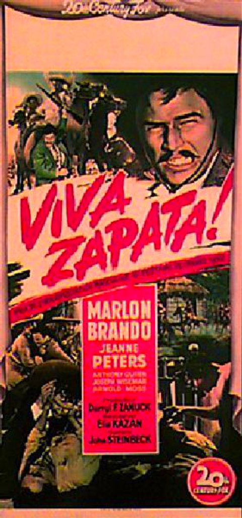 Viva Zapata! Original 1952 French Insert Movie Poster