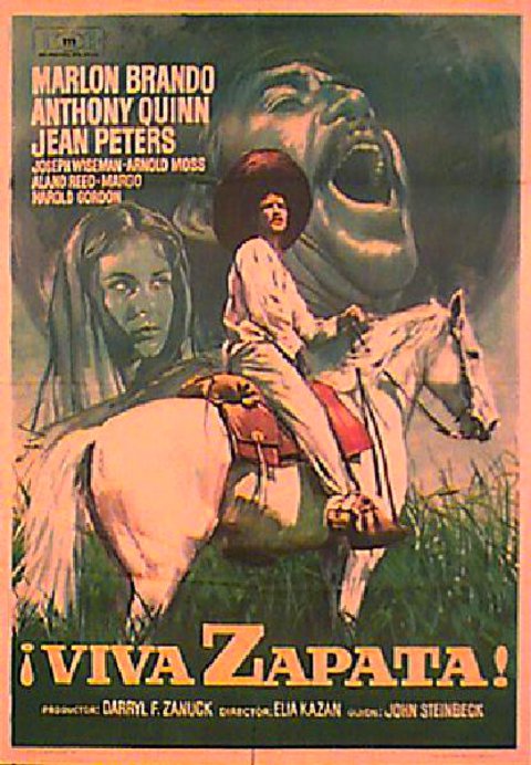 Viva Zapata! Original R1960s Spanish B1 Movie Poster