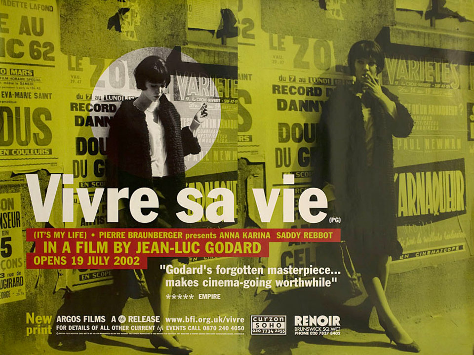Vivre Sa Vie R2002 British Quad Poster