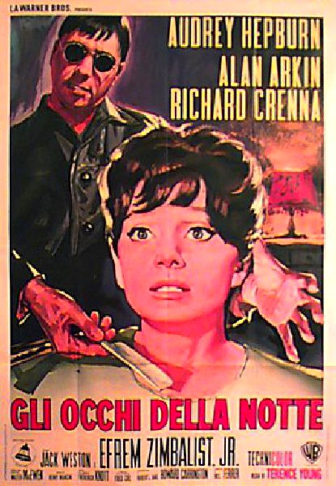Wait Until Dark Original R1970s Italian Quattro Foglio Movie Poster