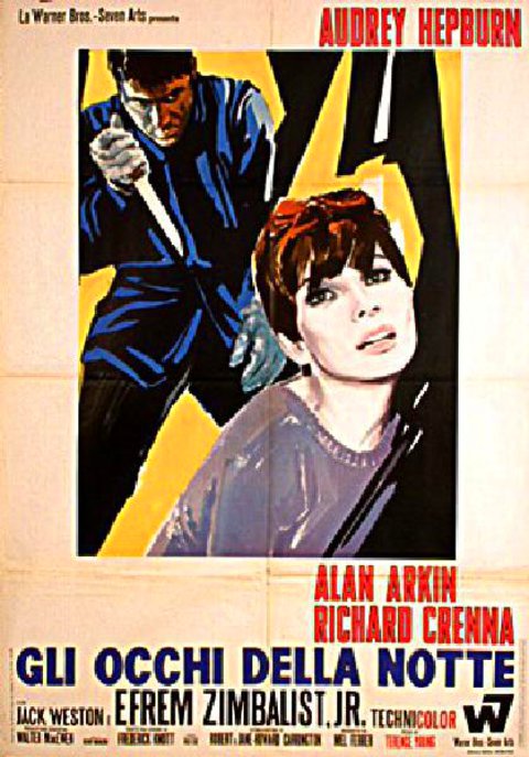 Wait Until Dark Original 1967 Italian Due Foglio Movie Poster