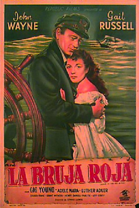Wake of the Red Witch Original 1949 Argentine Movie Poster