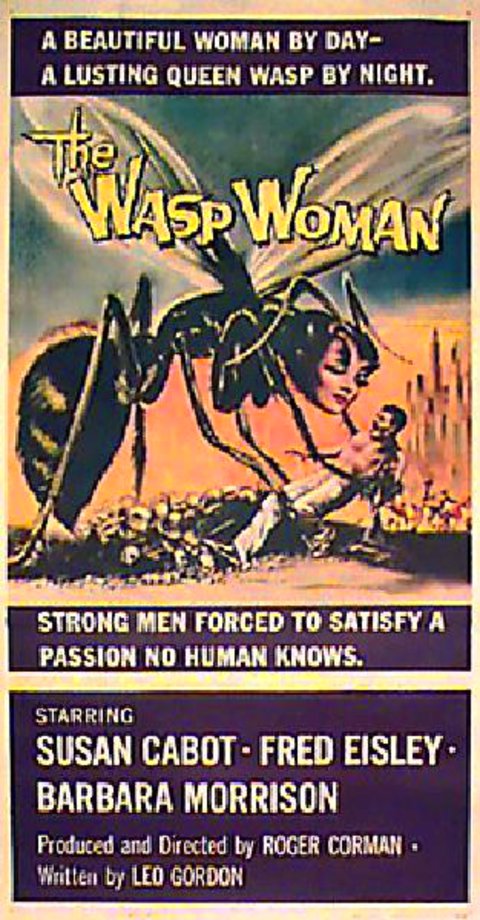 The Wasp Woman Original 1959 U.S. Three Sheet Movie Poster