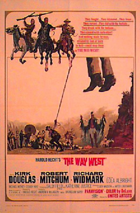 The Way West Original 1967 U.S. One Sheet Movie Poster