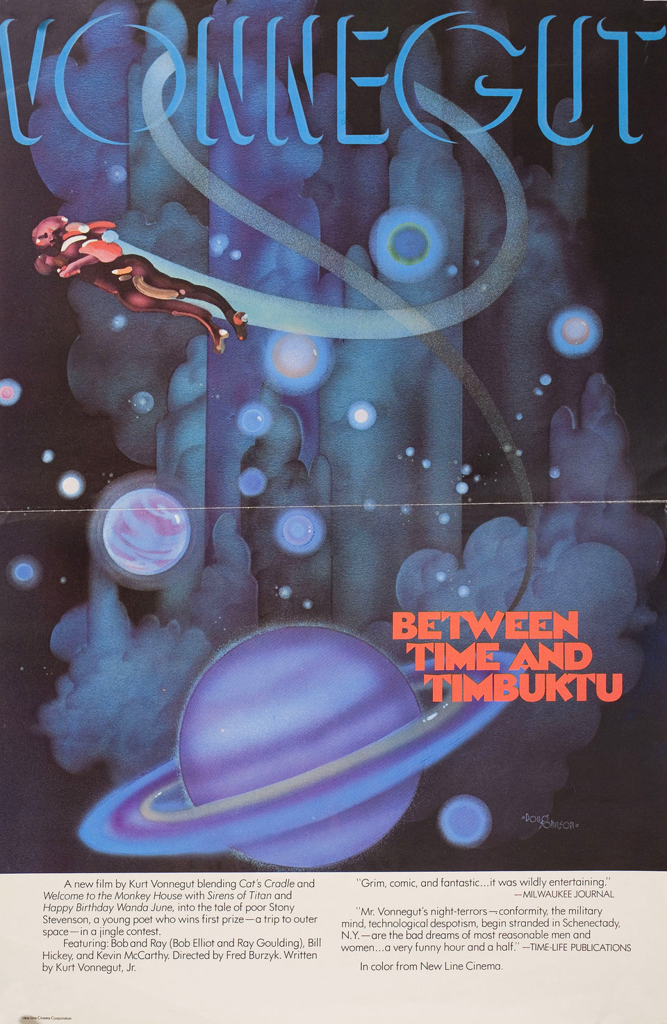 Between Time and Timbuktu Original 1972 U.S. Mini Movie Poster