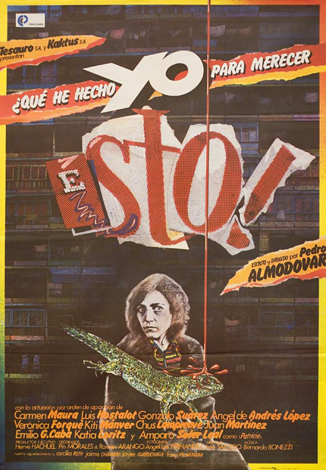 What Have I Done to Deserve This? Original 1984 Spanish B1 Movie Poster