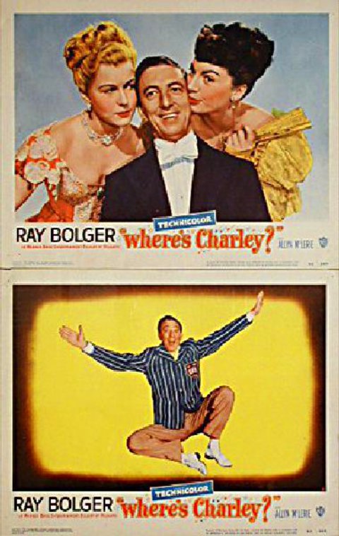 Where's Charley? Original 1952 U.S. Scene Card Set of 6