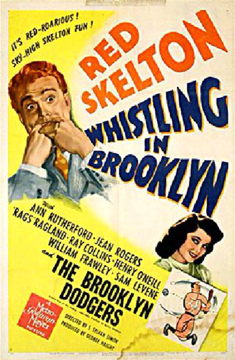 Whistling in Brooklyn Original 1943 U.S. One Sheet Movie Poster