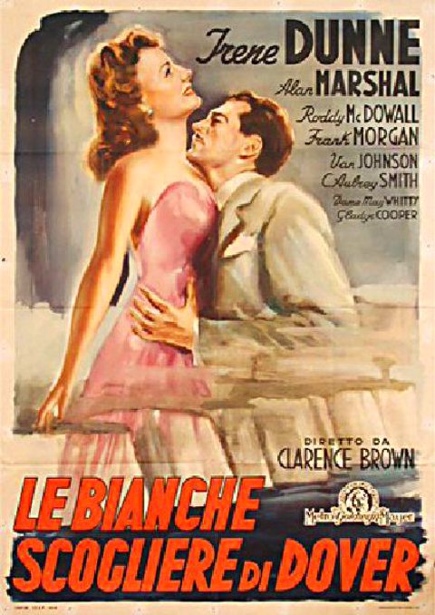 The White Cliffs of Dover Original 1944 Italian Due Foglio Movie Poster