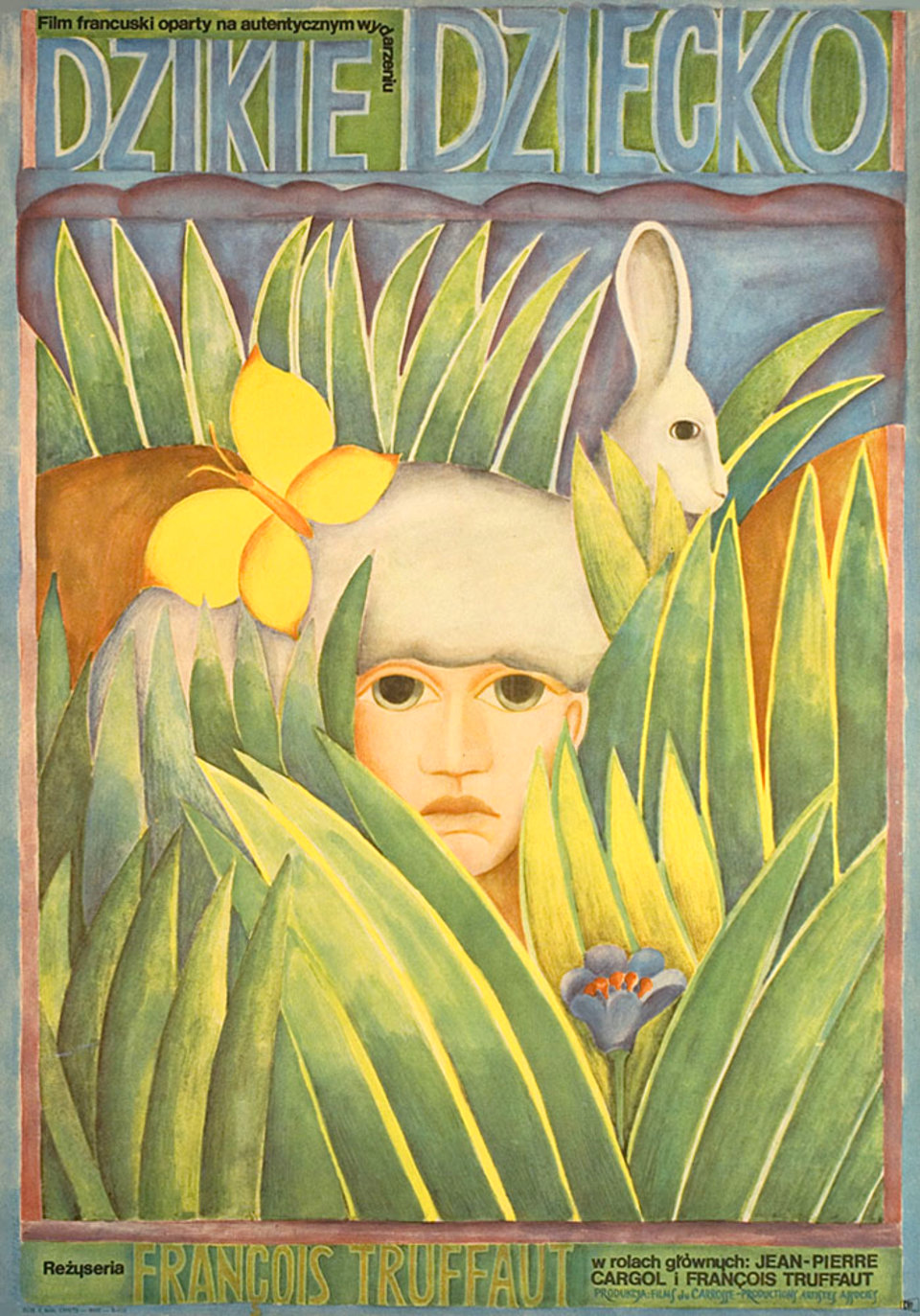 The Wild Child Original 1971 Polish A1 Movie Poster