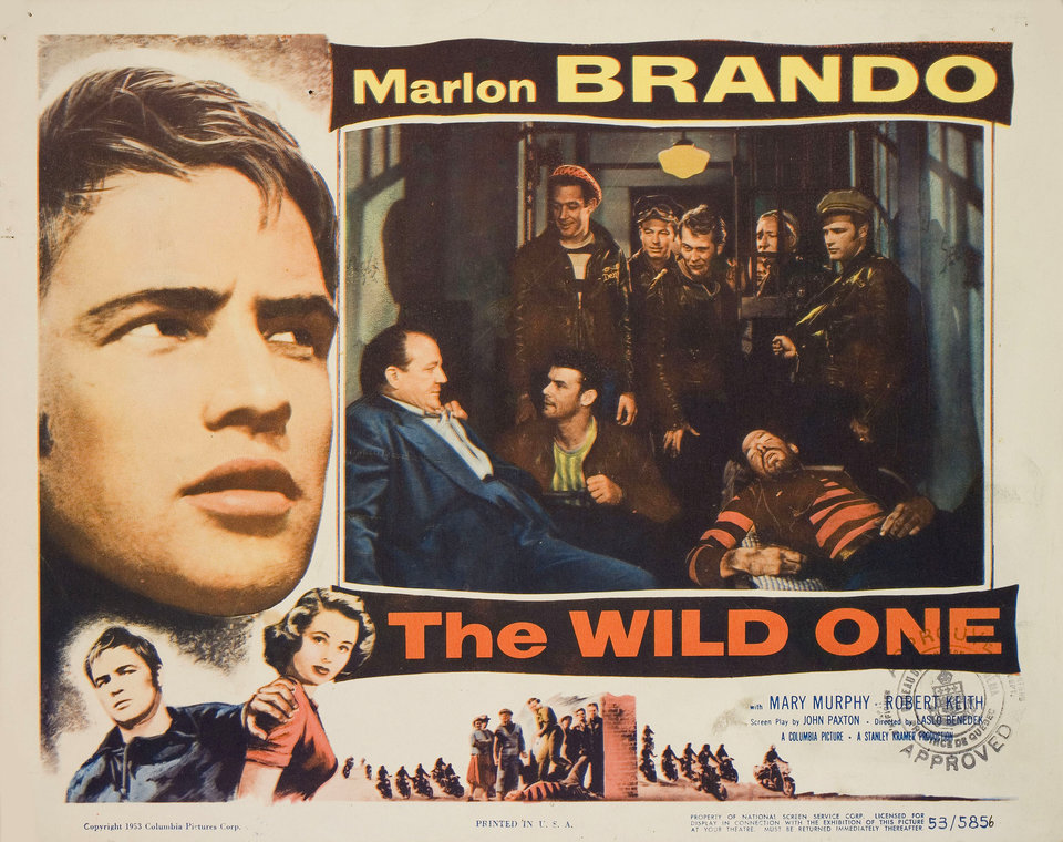 The Wild One Original 1953 U.S. Scene Card