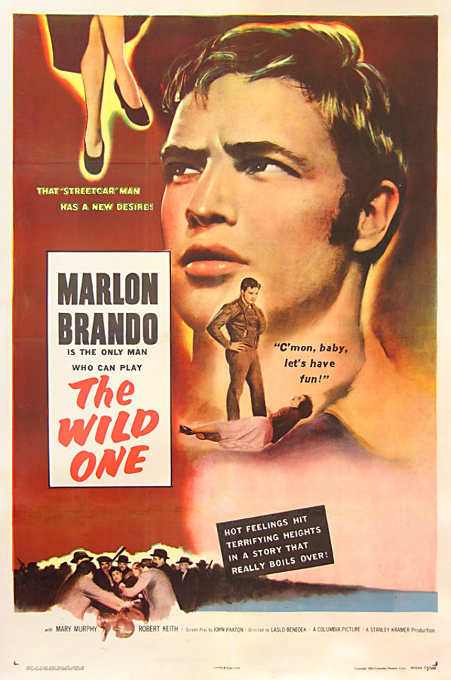 The Wild One Original 1953 U.S. One Sheet Movie Poster