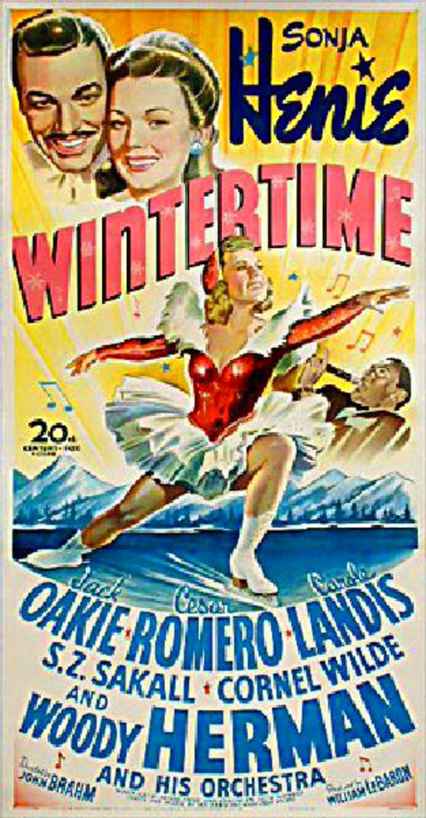 Wintertime Original 1943 U.S. Three Sheet Movie Poster - Posteritati