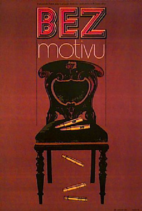 Without Apparent Motive Original 1971 Czech A3 Movie Poster