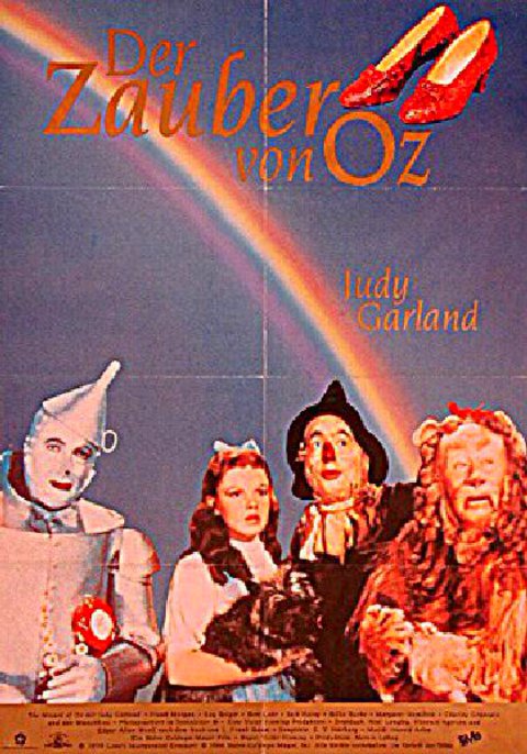 The Wizard of Oz Original R1970s German A1 Movie Poster