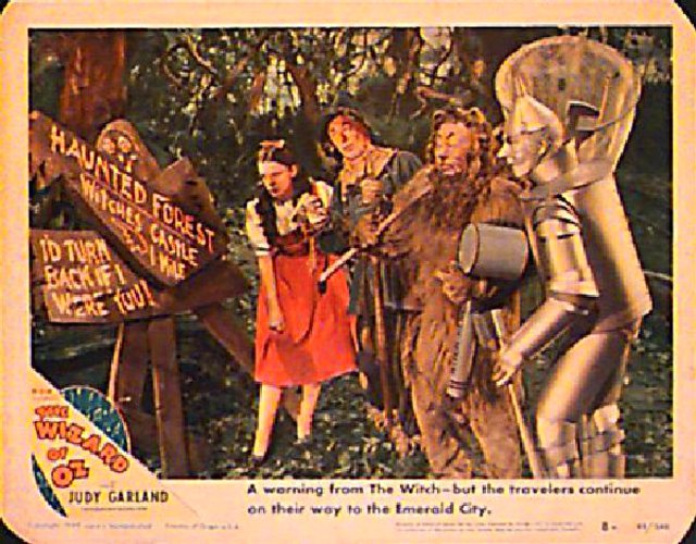 The Wizard of Oz Original R1949 U.S. Scene Card