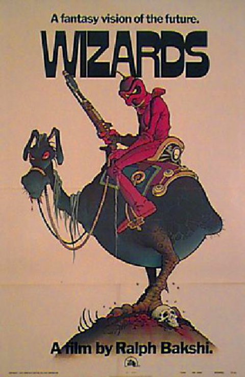 Wizards Original 1977 U.S. One Sheet Movie Poster