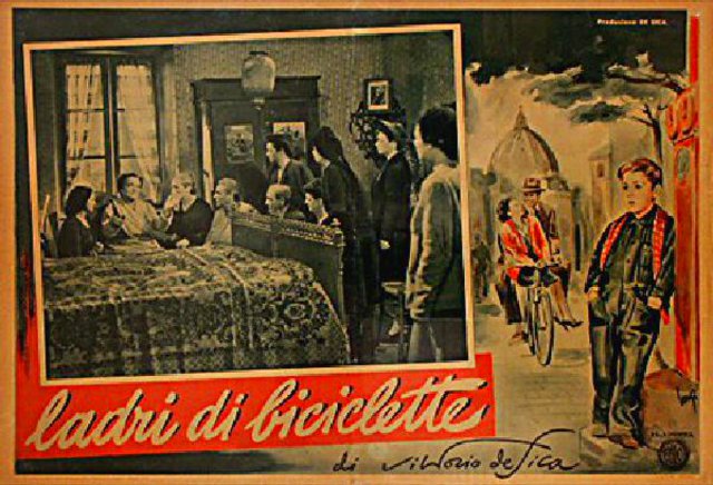 Bicycle Thieves 1948 Italian Fotobusta Poster