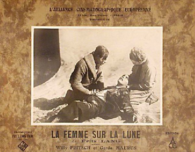 Woman in the Moon Original 1929 German Silver Gelatin Single-Weight Photo