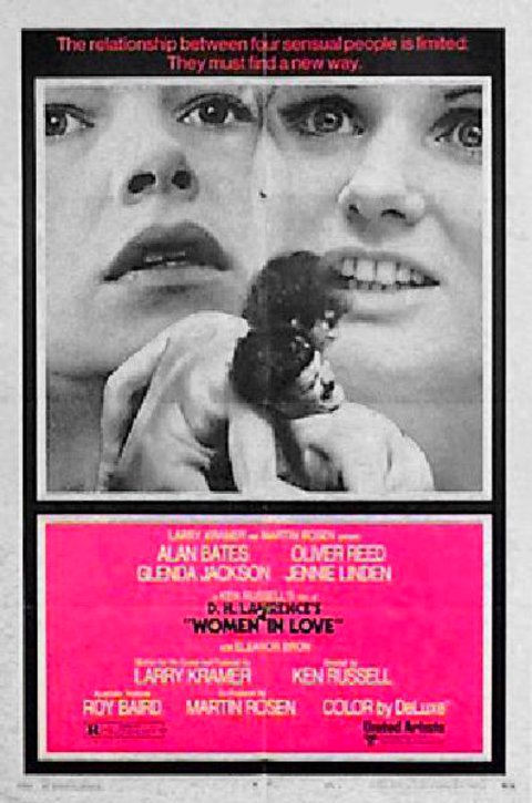 Women in Love Original 1970 U.S. One Sheet Movie Poster