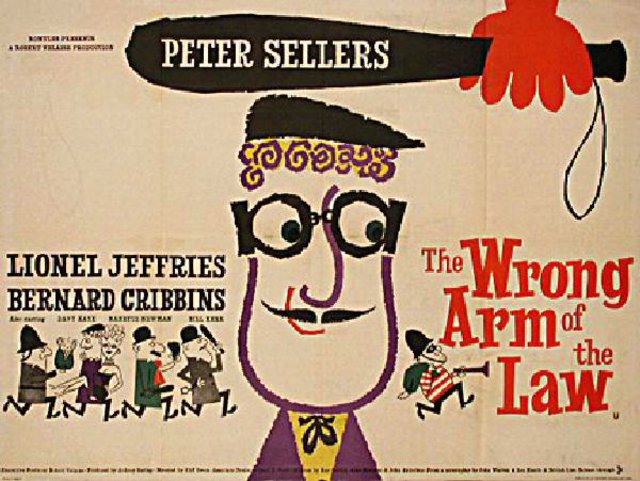 The Wrong Arm of the Law Original 1962 British Quad Movie Poster