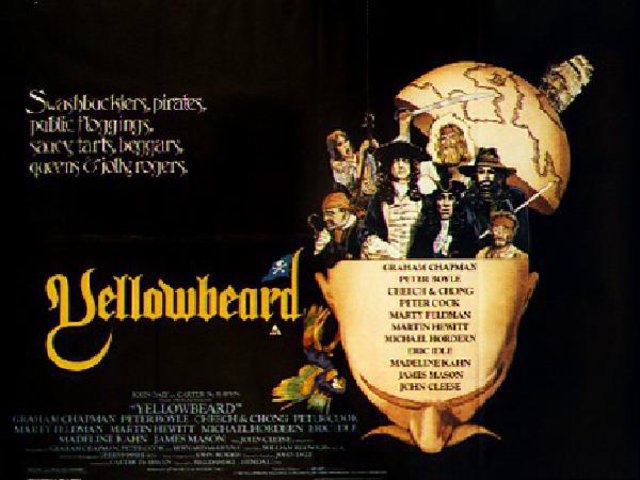 Yellowbeard Original 1983 British Quad Movie Poster