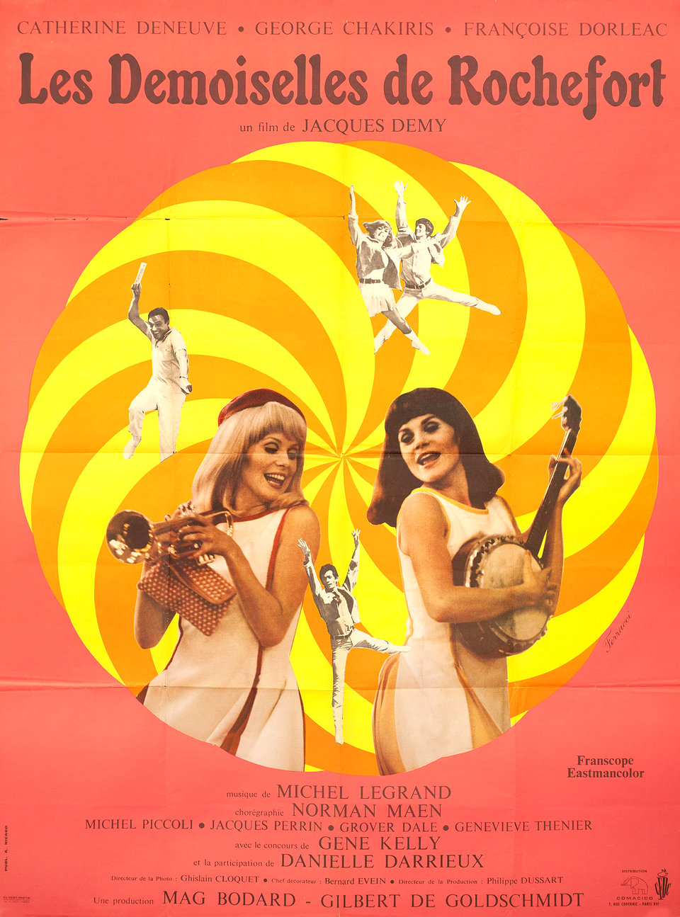 The Young Girls of Rochefort 1967 French Grande Poster Posteritati