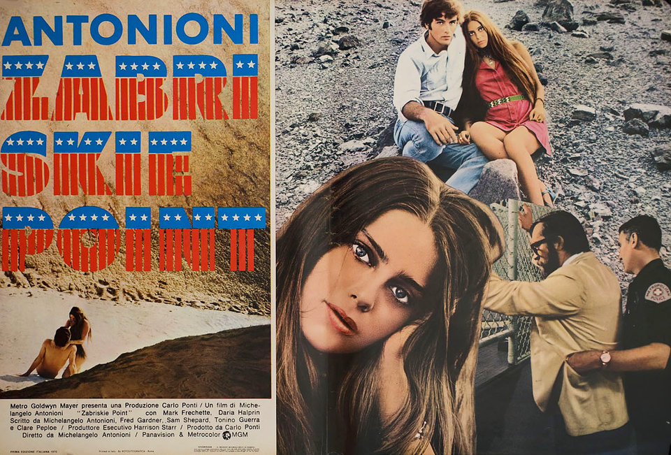 Zabriskie Point Original 1970 Italian Fotobusta Movie Poster