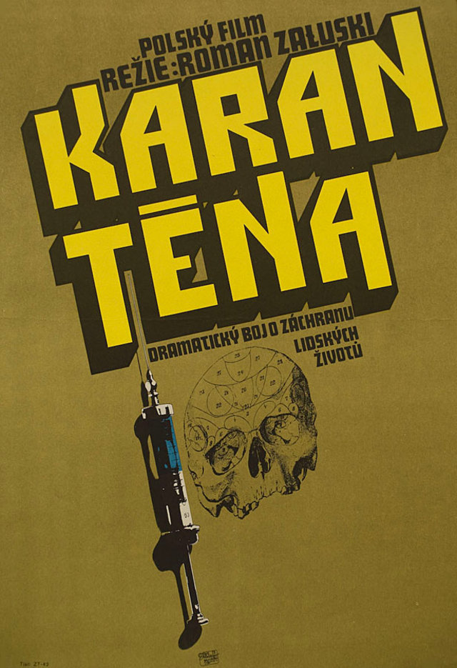 Zaraza 1973 Czech A3 Poster