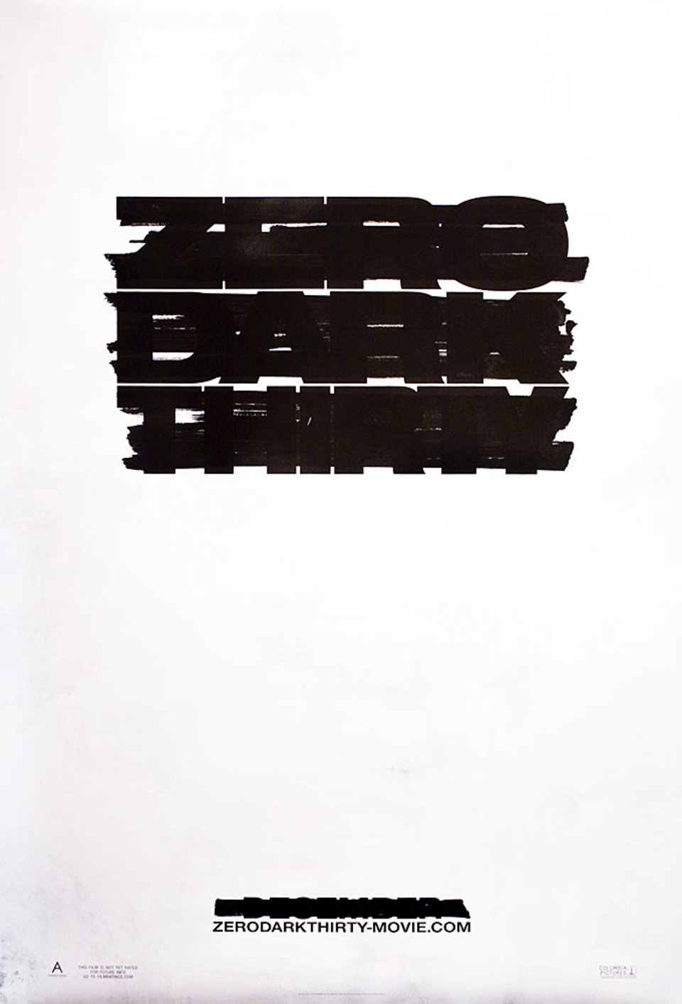 Zero Dark Thirty 2012 U.S. One Sheet Poster