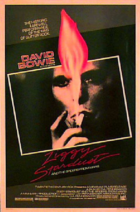 Ziggy Stardust and the Spiders from Mars 1982 U.S. One Sheet Poster