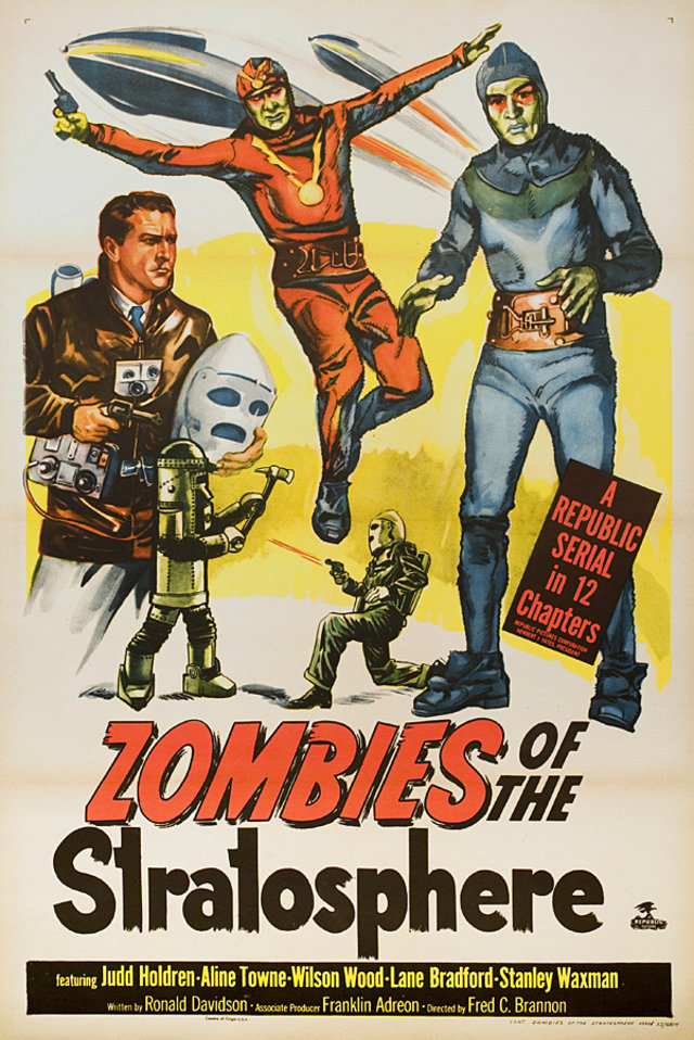 Zombies of the Stratosphere Original 1952 U.S. One Sheet Movie Poster