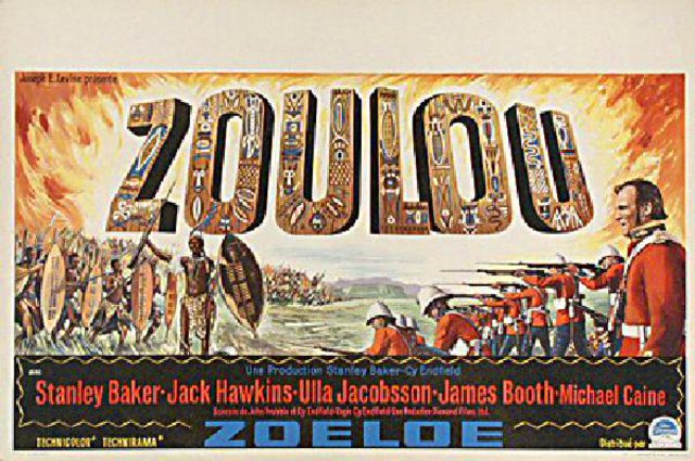 Zulu Original 1964 Belgian Movie Poster