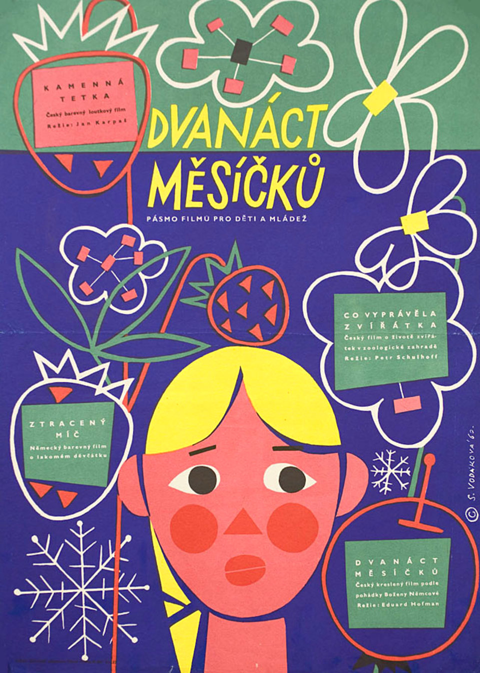 12 Moons 1960 Czech A3 Poster