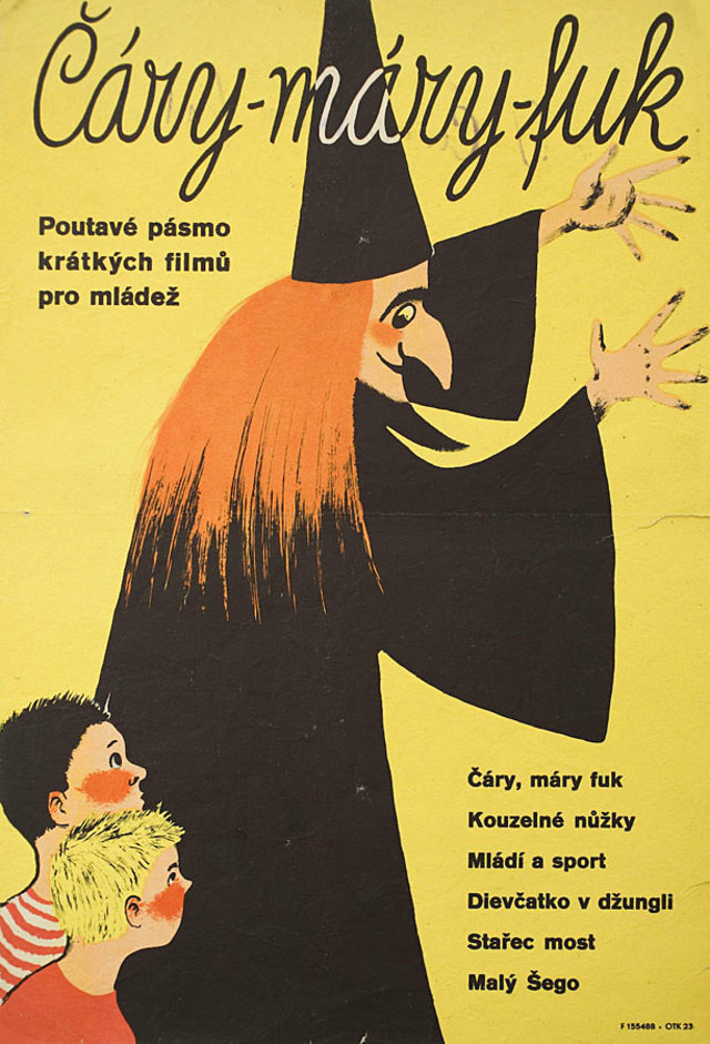 ABRACADABRA Original 1958 Czech A3 Movie Poster