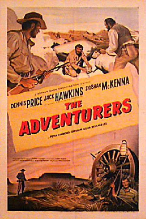 The Adventurers 1951 British One Sheet Poster