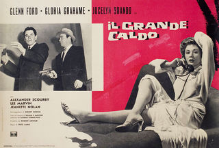 The Big Heat Original 1953 Italian Fotobusta Movie Poster