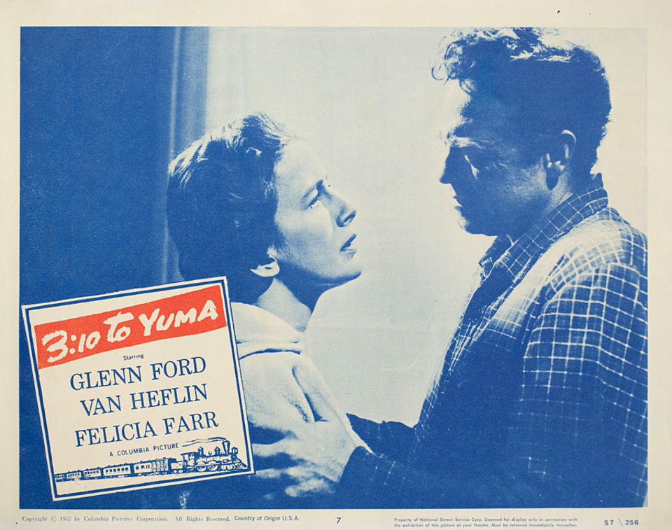3:10 to Yuma Original 1957 U.S. Scene Card