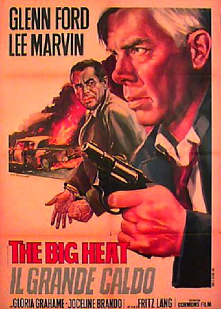 The Big Heat Original R1975 Italian Due Foglio Movie Poster