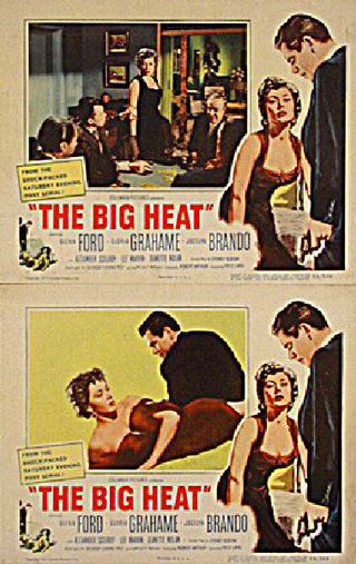 The Big Heat Original 1953 U.S. Scene Card Set of 4
