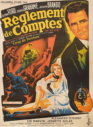 The Big Heat Original 1953 French Grande Movie Poster