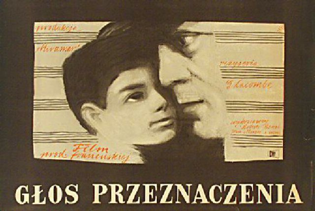 L'appel du destin Original 1954 Polish A1 Movie Poster