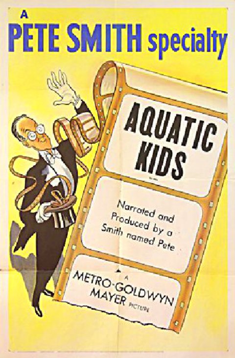 Aquatic Kids Original 1952 U.S. One Sheet Movie Poster