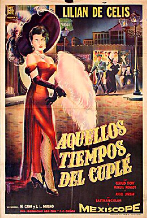 Aquellos tiempos del cuple 1958 Argentine Poster